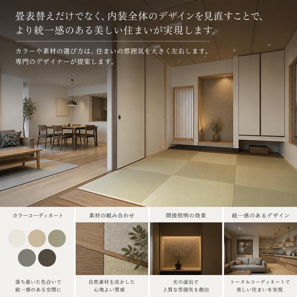 内装デザインのトータルコーディネート