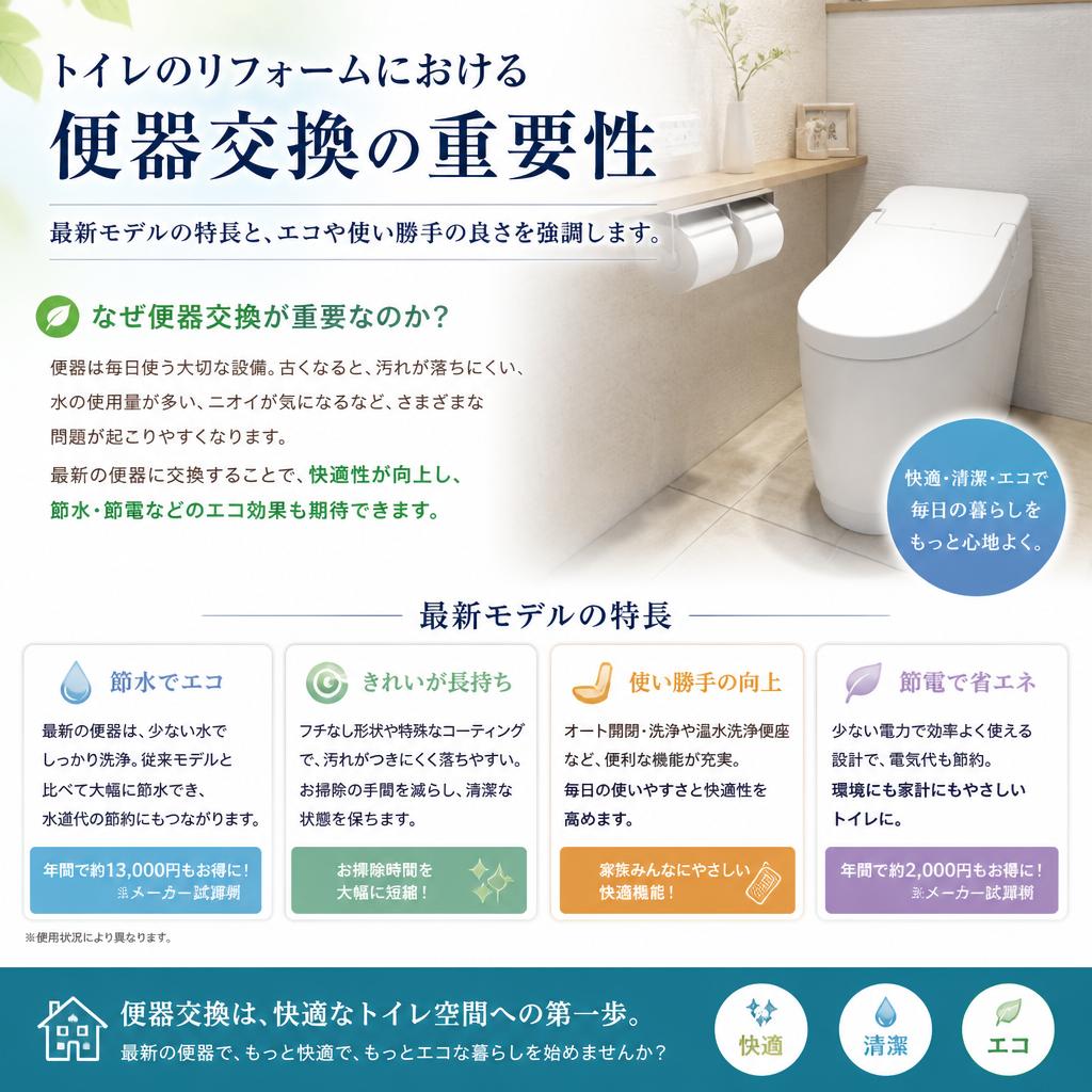4. トイレ交換と便器設置のススメ