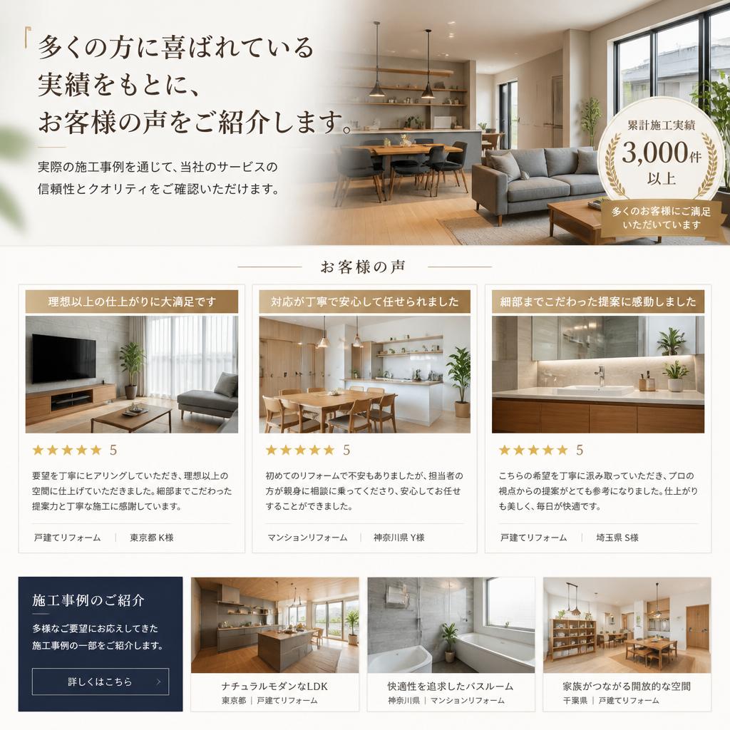 4. 実績とお客様の声