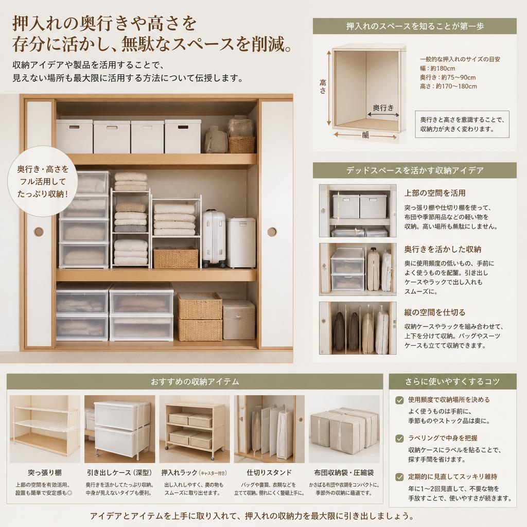 デッドスペースを削減する技術