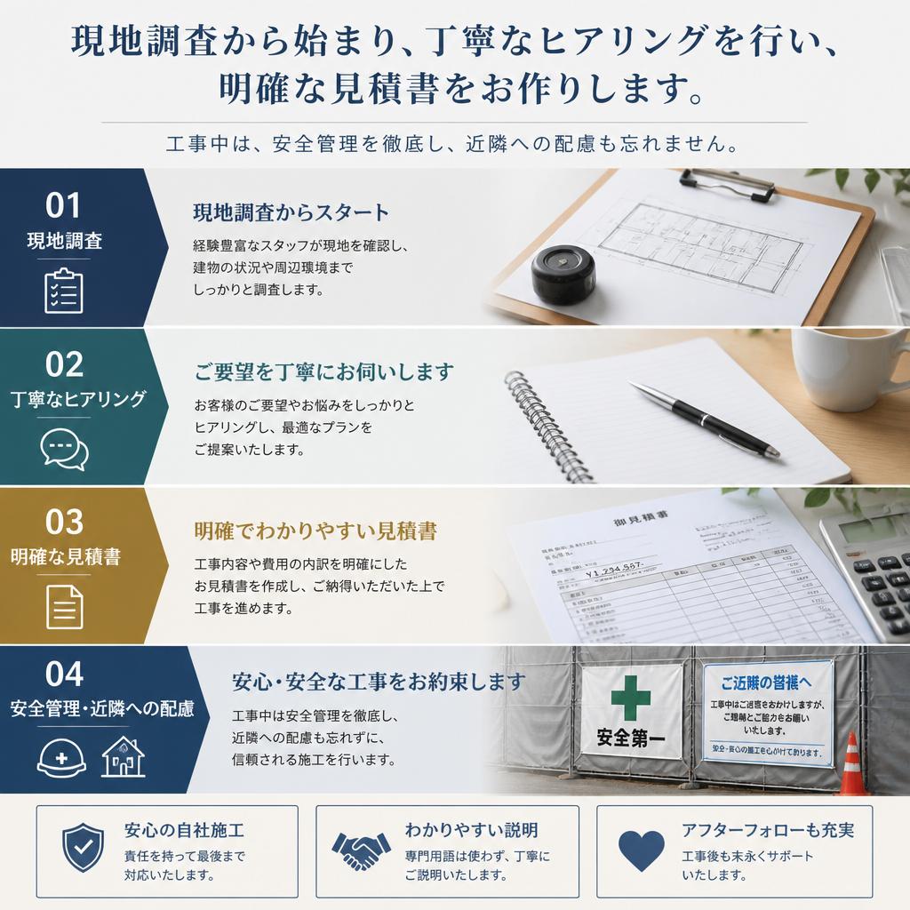 施工プロセスのご紹介