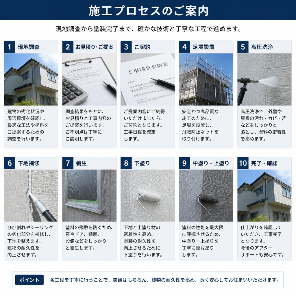 施工プロセスのご紹介
