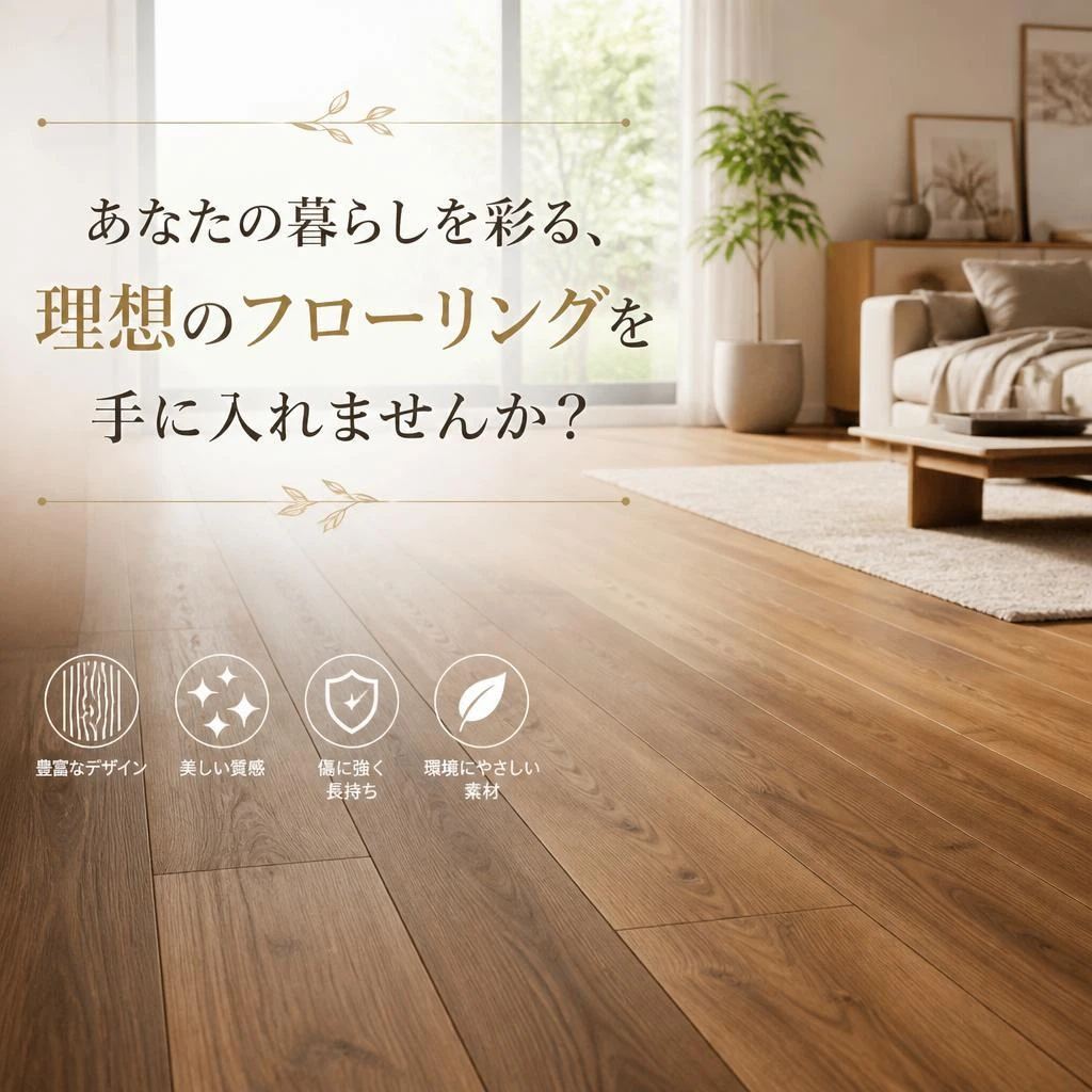 あなたの暮らしを彩る、理想のフローリングを手に入れませんか？