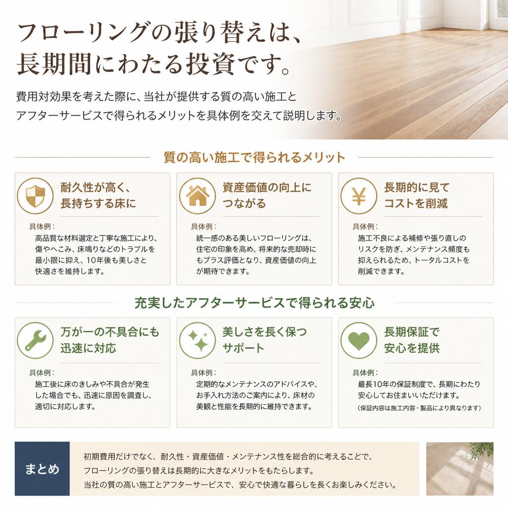 費用対効果を考えたリフォーム