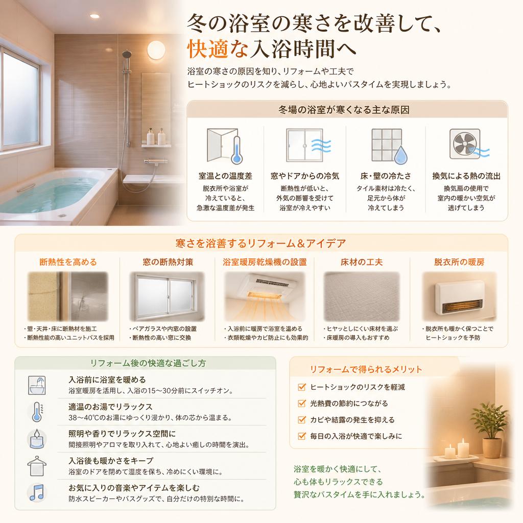 3. 入浴時間を快適にするための工夫